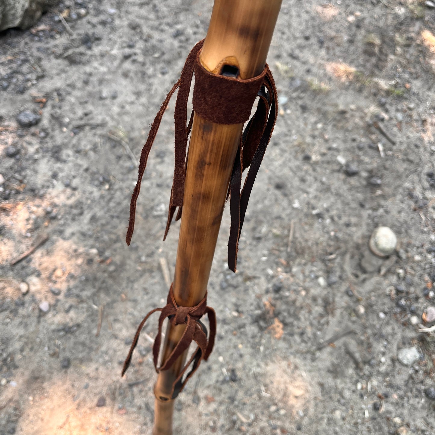 Walking Stick Drone Flute C# 444hz Bamboo.