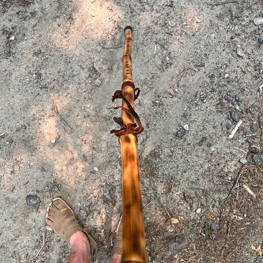 Walking Stick Drone Flute C# 444hz Bamboo.